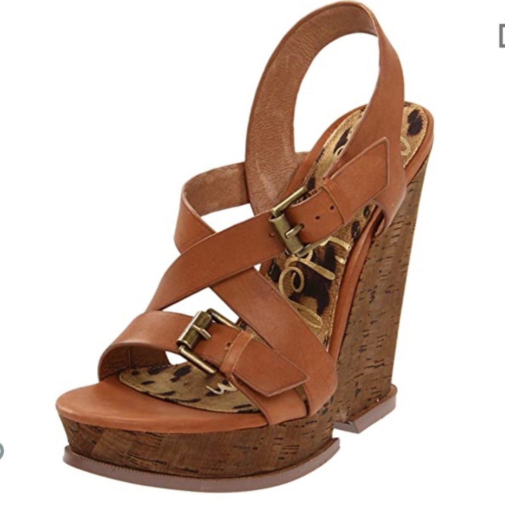 Sam Edelman nude wedges size 8.5